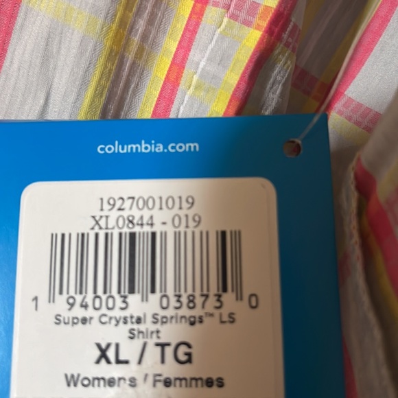 Columbia Omni-Shade shirt has zip pocket on side Size XL/TG NWT - Picture 3 of 7